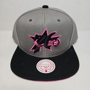 Philadelphia 76ers Mitchell & Ness Neon Lights HWC Adjustable Snapback Hat Cap